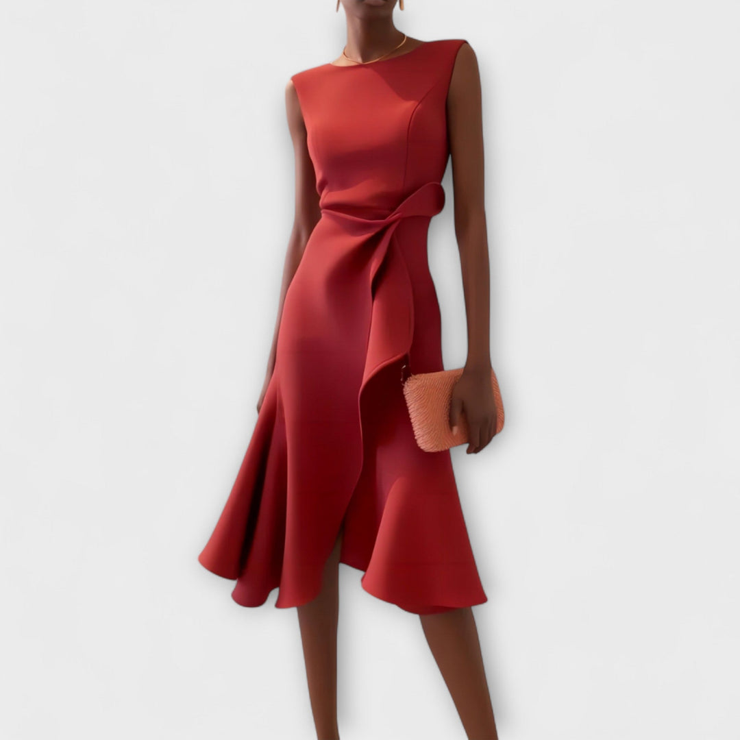 Kayla™ | Darlene Sophisticated Midi Dress