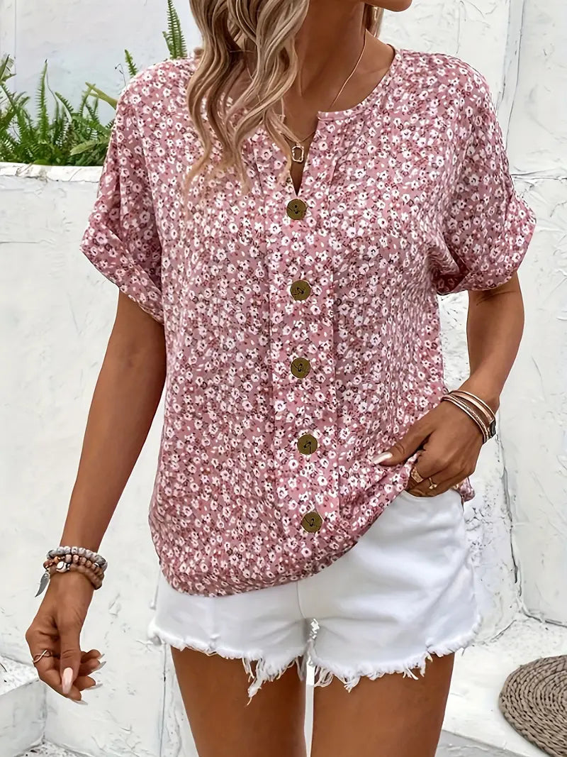Isabelle™ | Elegant Summer Floral Top