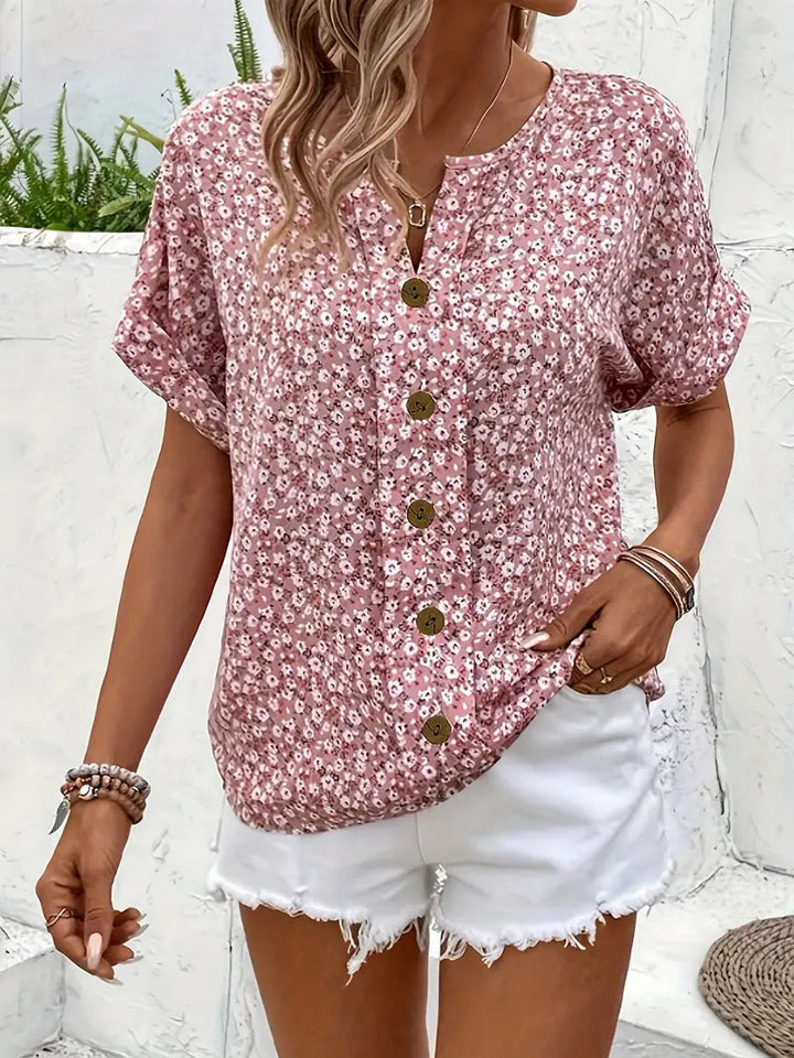 Isabelle™ | Elegant Summer Floral Top