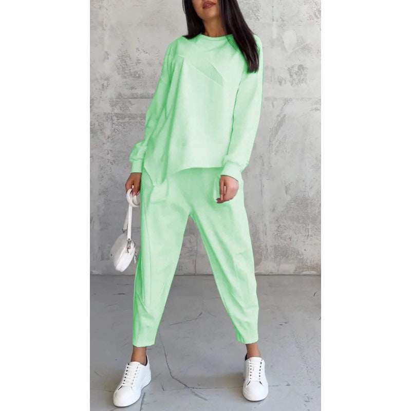 Amelia™ | Irregular Hem Sweatsuit