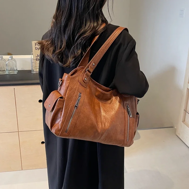 Kaylee™ | Dual Zipper Shoulder Bag