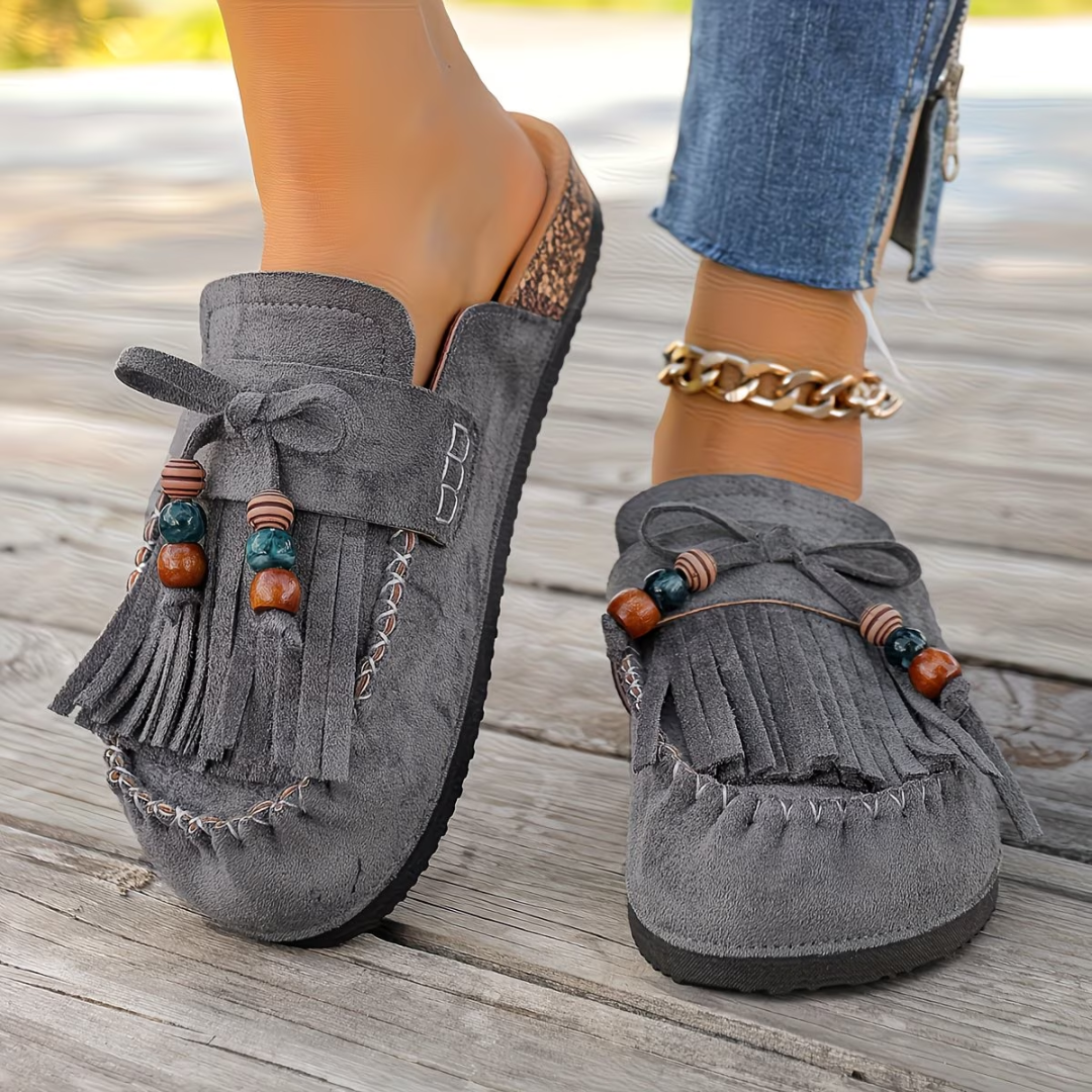 Mia™ | Bohemian Suede Moccasins