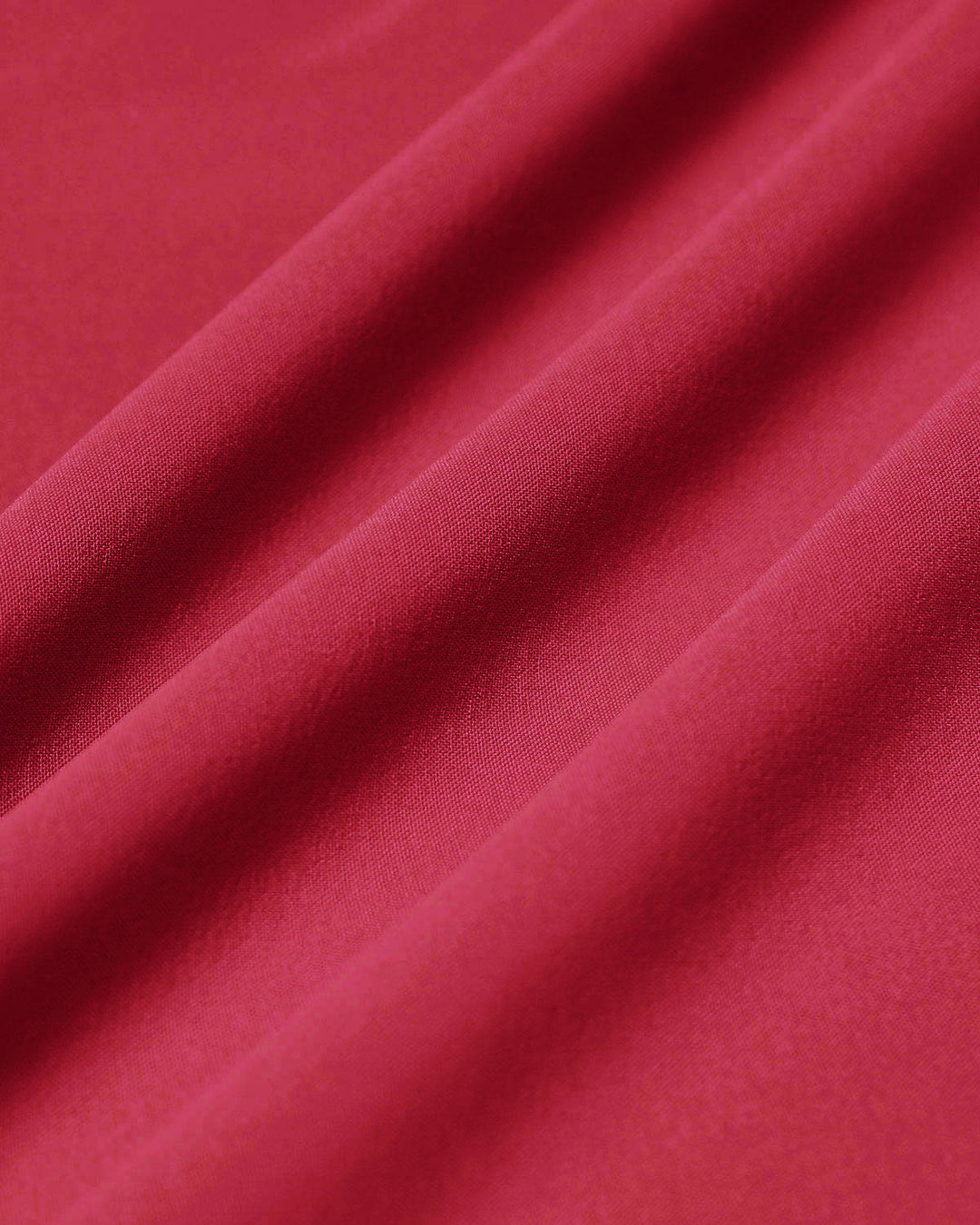 Red Square Neck Pocket Slip Midi Dress