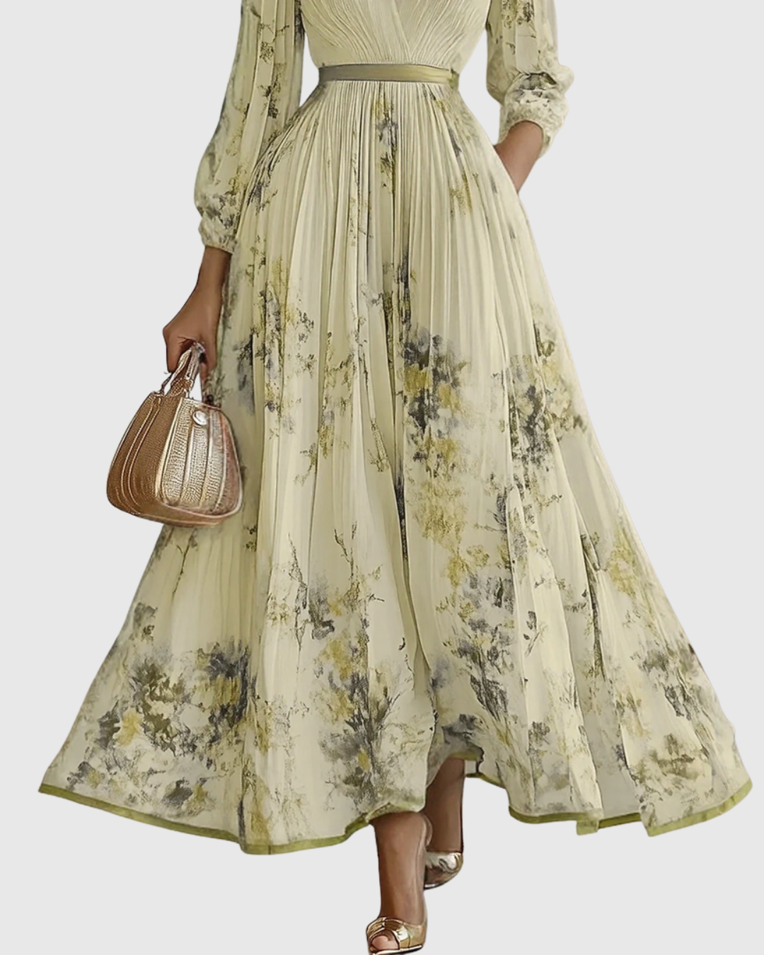 Emily™ | Elegant Pleated Maxi Dress