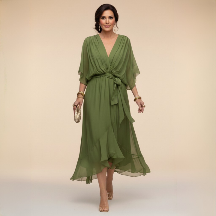Violet™ | Elegant Chiffon Dress