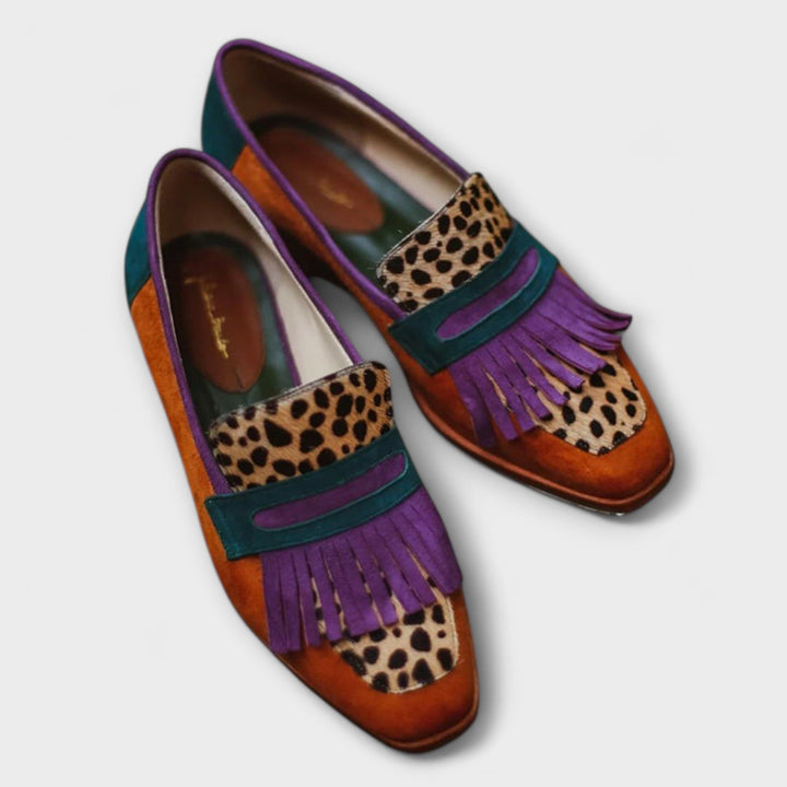 Aria™ | Brown Leopard Loafer