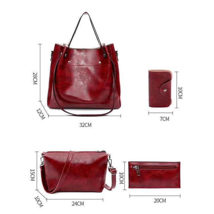 Maude™ | Sutton Stylish Retro 4-Piece Bag Set