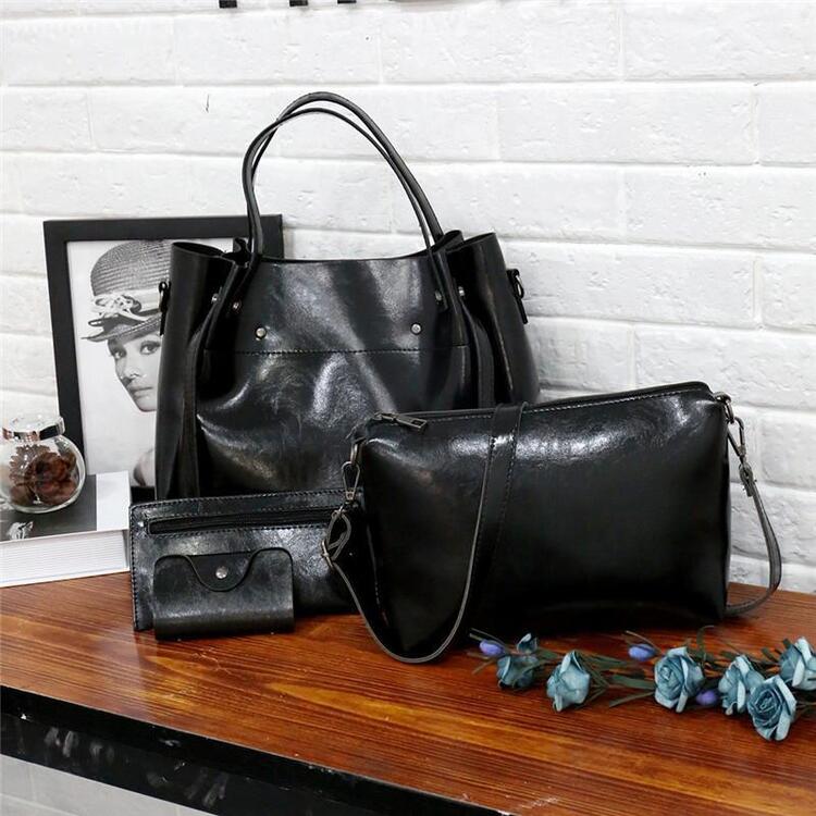 Maude™ | Sutton Stylish Retro 4-Piece Bag Set