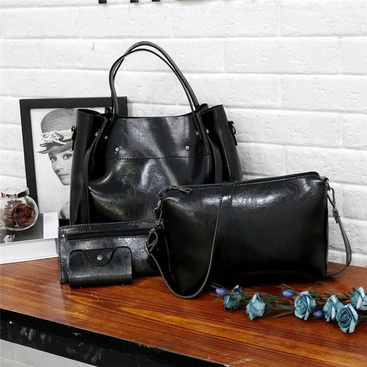 Maude™ | Sutton Stylish Retro 4-Piece Bag Set