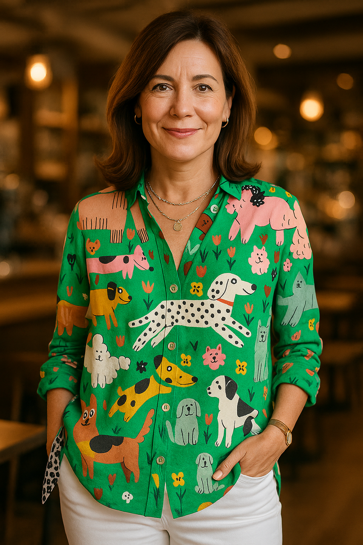 Natalie™ | MAËLI Cotton Blouse