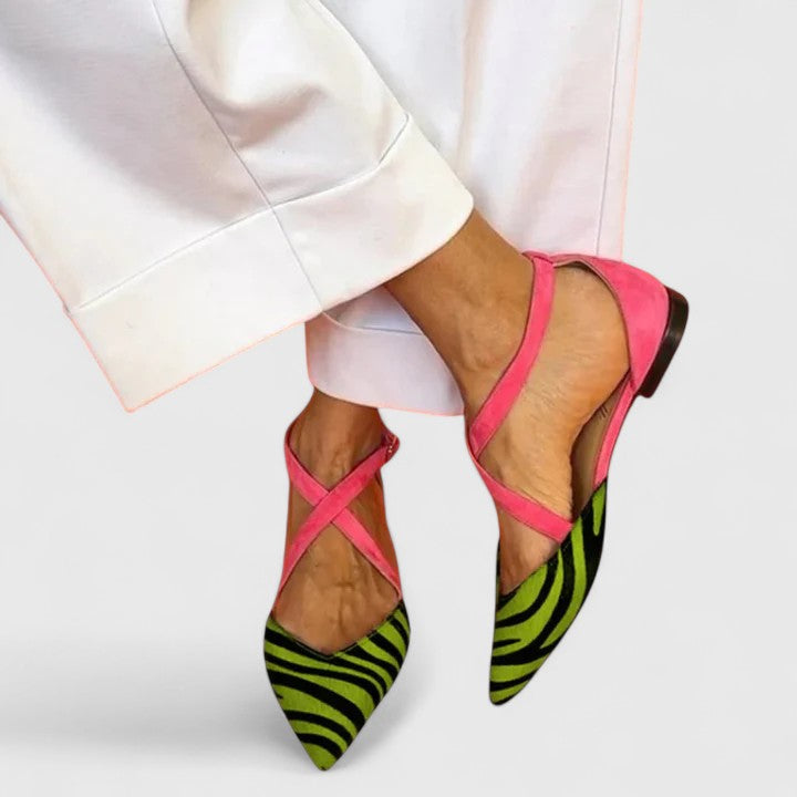 Meghan™ | Elegant Zebra Sandals