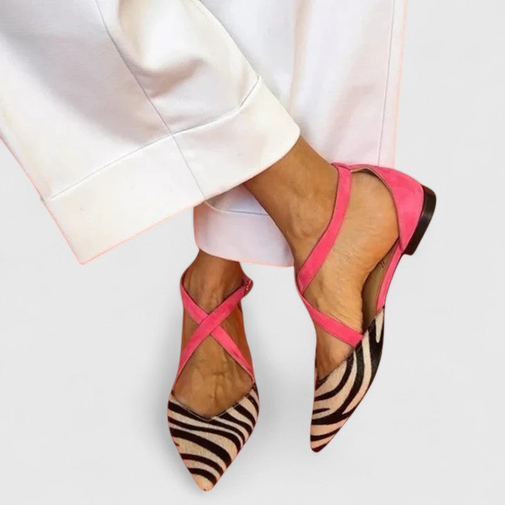 Meghan™ | Elegant Zebra Sandals