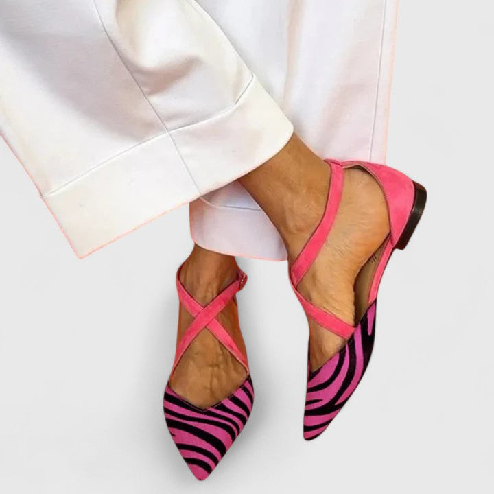 Meghan™ | Elegant Zebra Sandals