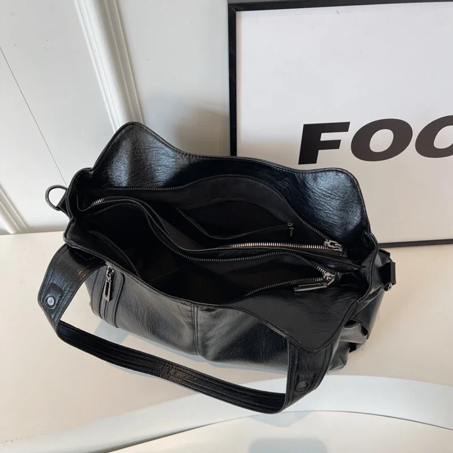 Kaylee™ | Dual Zipper Shoulder Bag