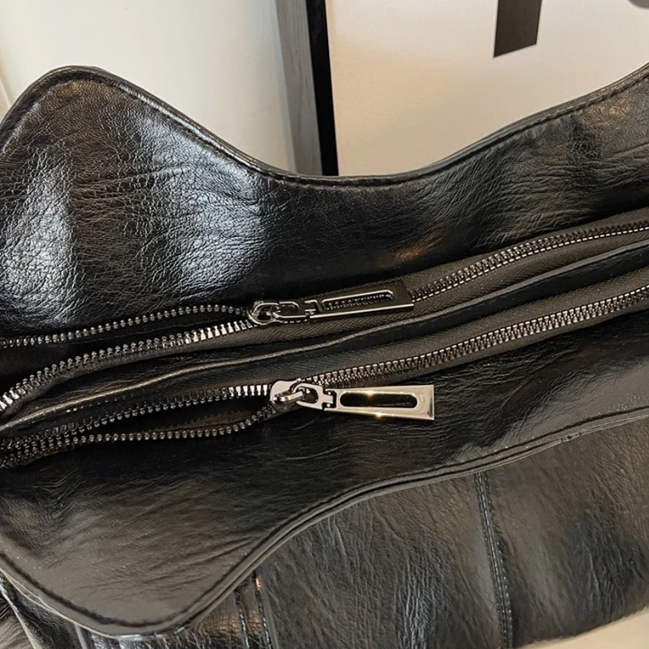 Kaylee™ | Dual Zipper Shoulder Bag