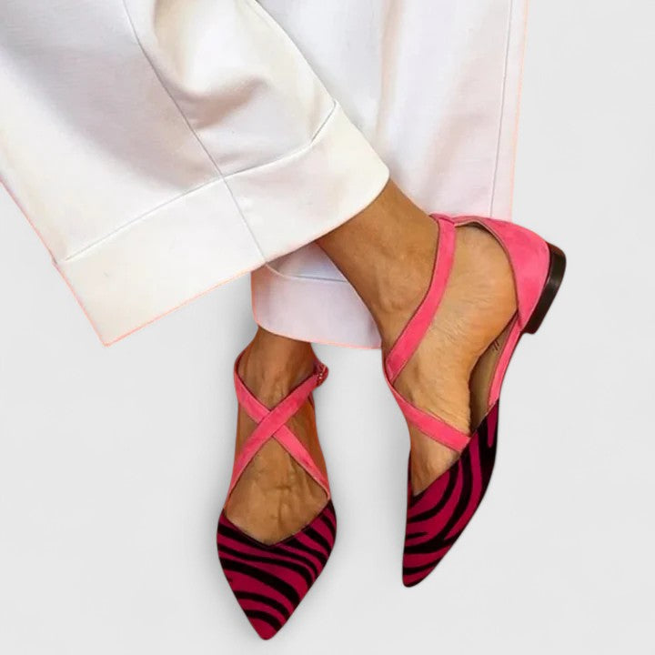 Meghan™ | Elegant Zebra Sandals
