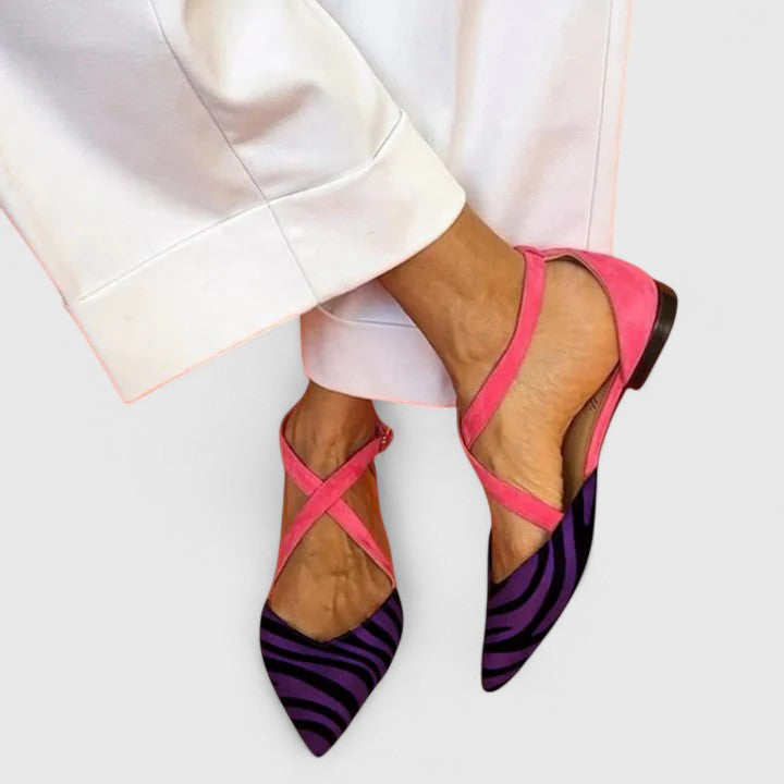 Meghan™ | Elegant Zebra Sandals