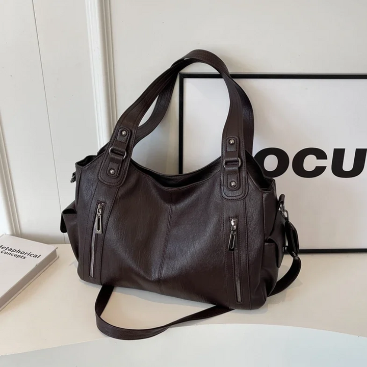 Kaylee™ | Dual Zipper Shoulder Bag