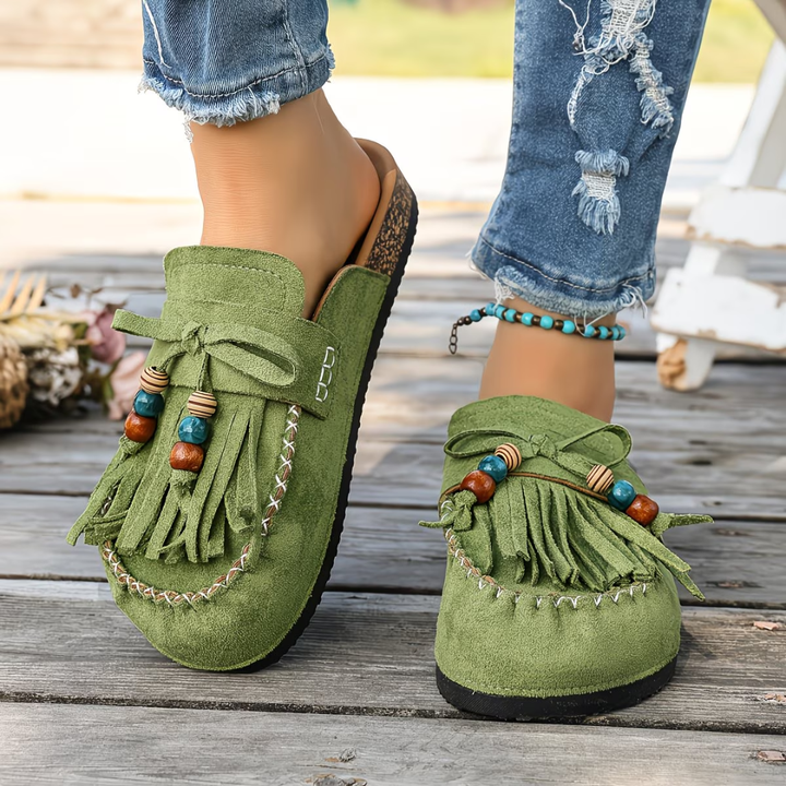 Mia™ | Bohemian Suede Moccasins