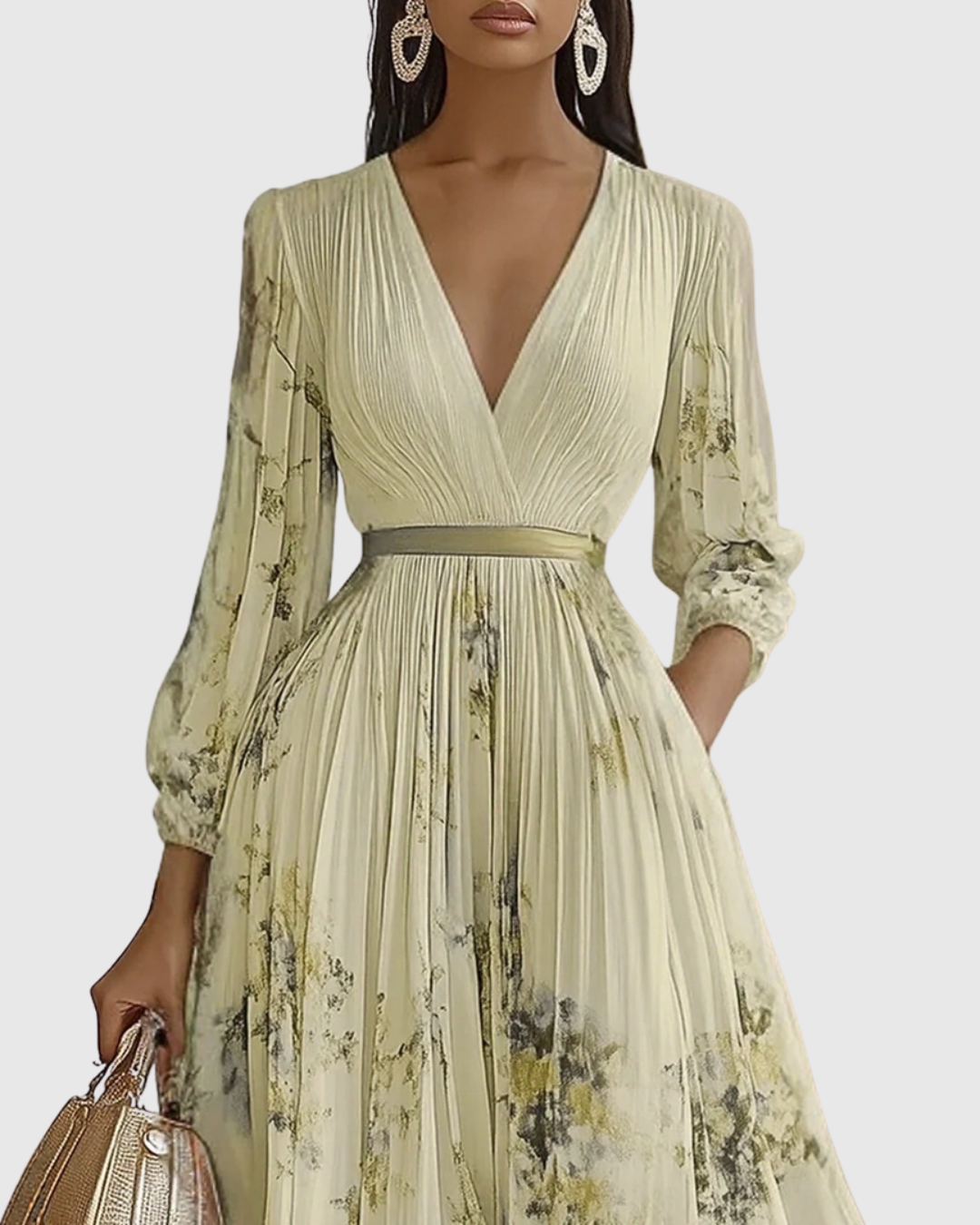 Emily™ | Elegant Pleated Maxi Dress