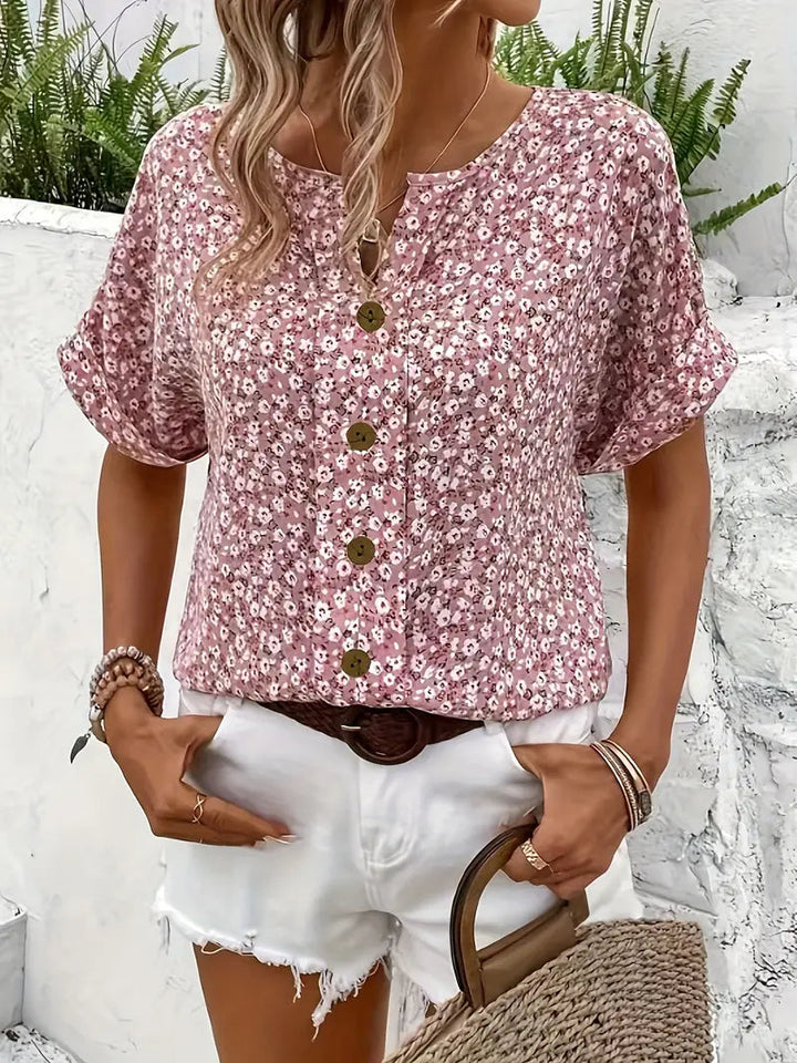 Isabelle™ | Elegant Summer Floral Top