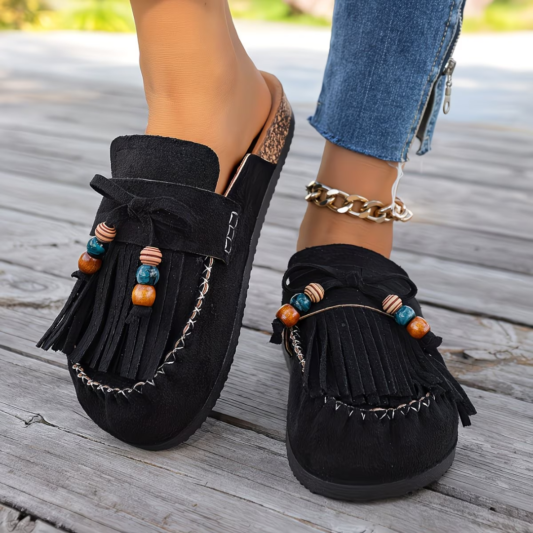 Mia™ | Bohemian Suede Moccasins
