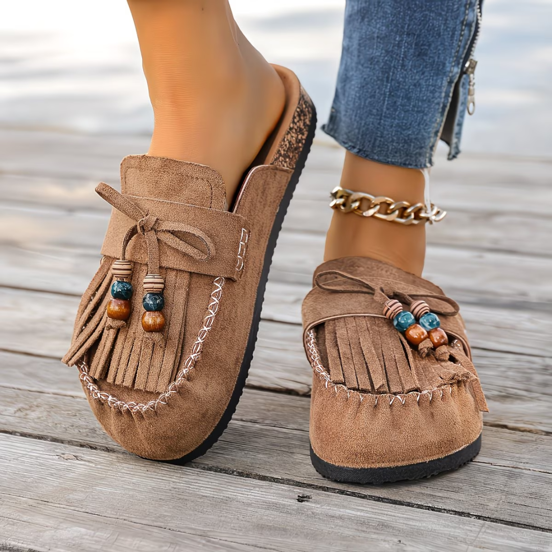 Mia™ | Bohemian Suede Moccasins