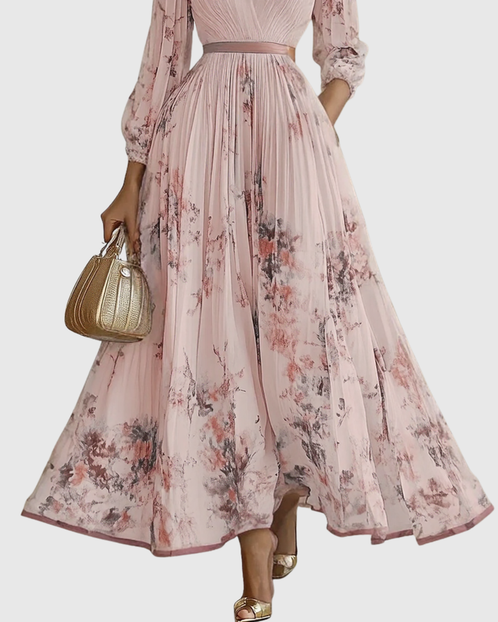 Emily™ | Elegant Pleated Maxi Dress