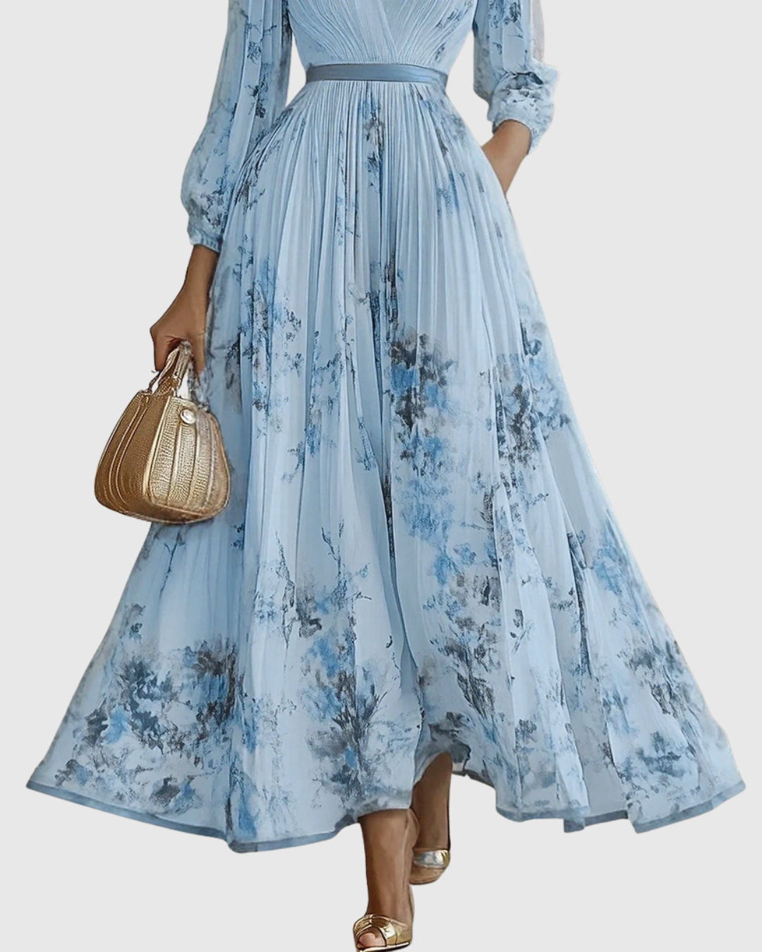 Emily™ | Elegant Pleated Maxi Dress