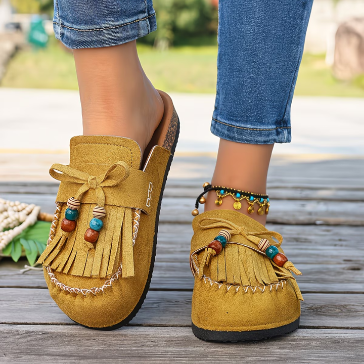 Mia™ | Bohemian Suede Moccasins