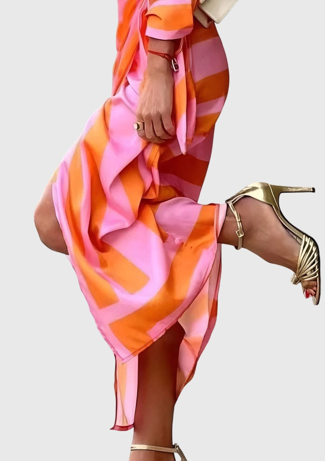 Violet™ | Elegant Wrap Dress With Print