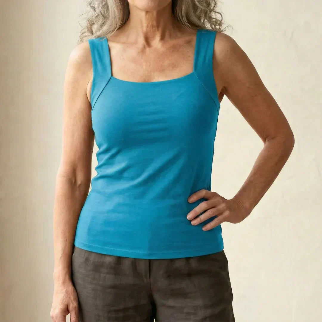 Jade™ | Built-In Comfort Bra Tank Top