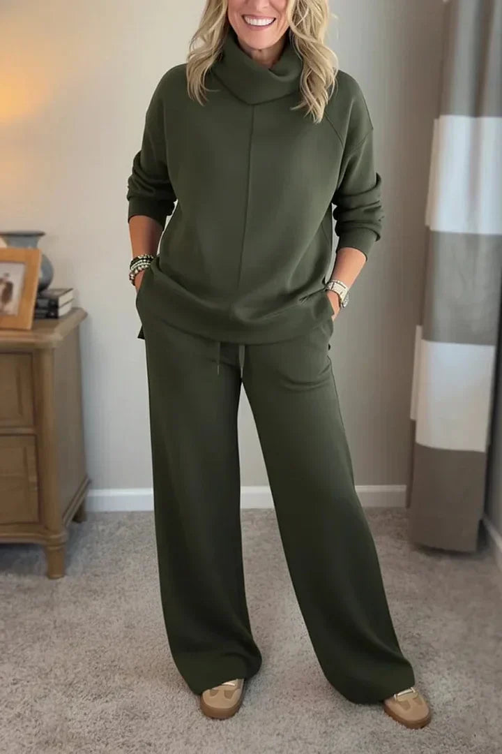 Abigail™ | Casual Turtle-neck 2 Piece
