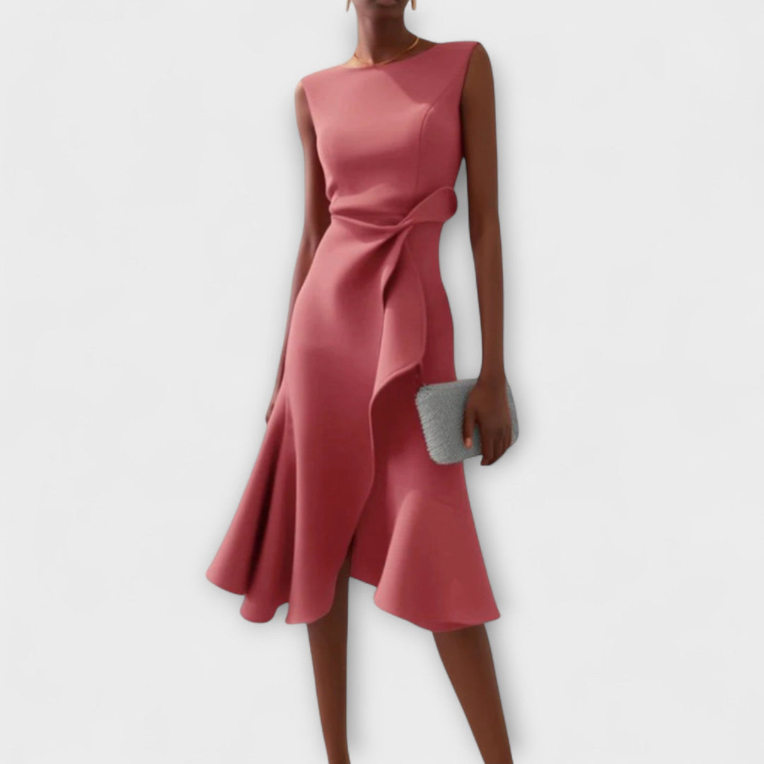 Kayla™ | Darlene Sophisticated Midi Dress