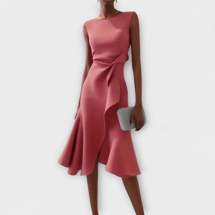 Kayla™ | Darlene Sophisticated Midi Dress