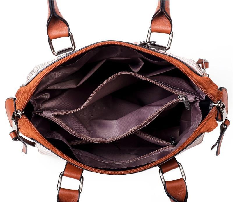 Madison™ | 4-Piece Crocodile Pattern Handbag