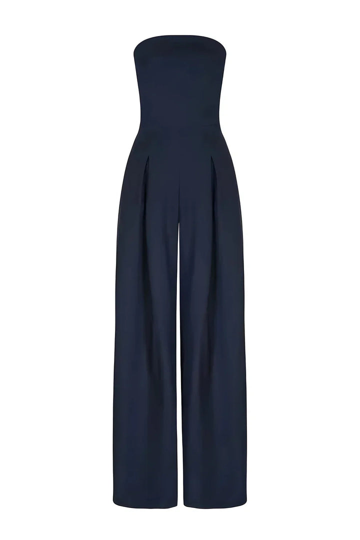 Madeline™ | Strapless Wide-Leg Jumpsuit