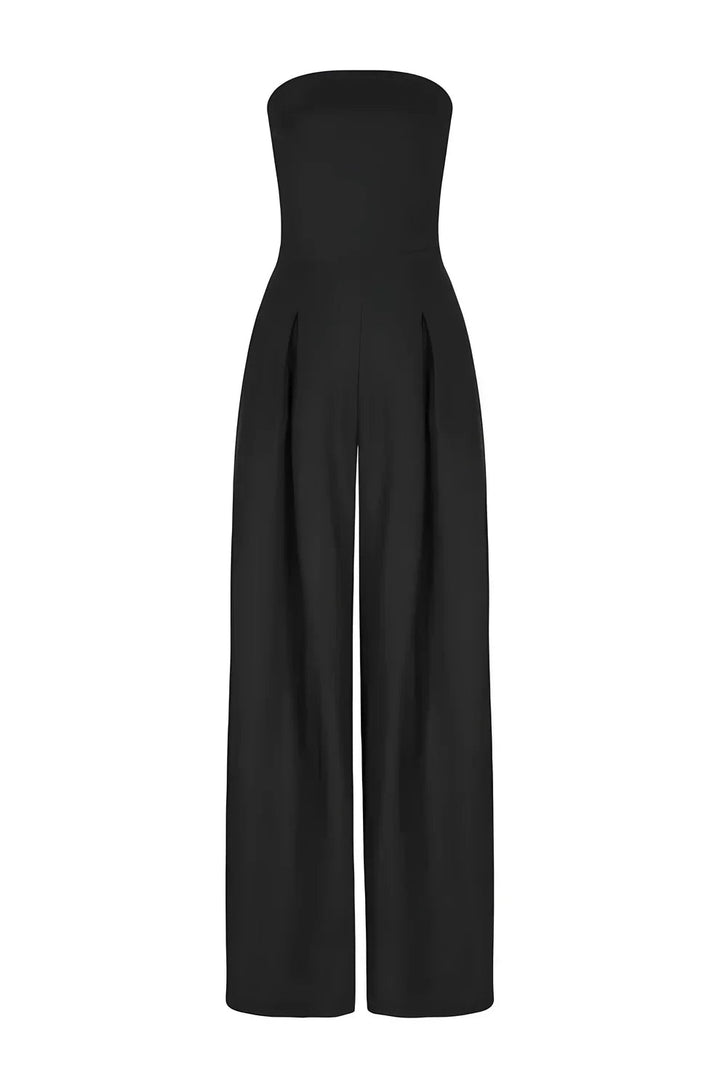 Madeline™ | Strapless Wide-Leg Jumpsuit