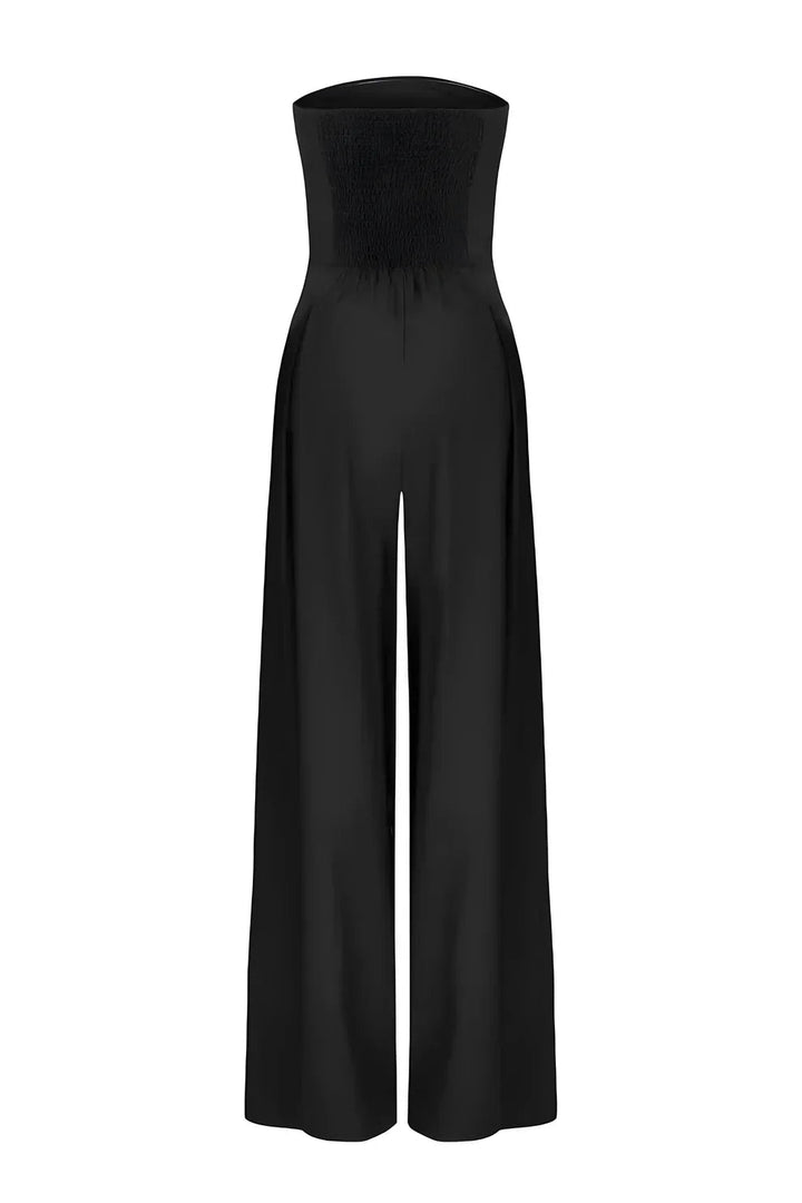 Madeline™ | Strapless Wide-Leg Jumpsuit