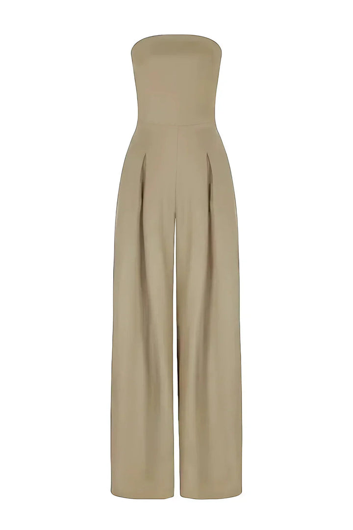 Madeline™ | Strapless Wide-Leg Jumpsuit