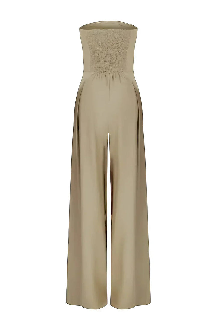 Madeline™ | Strapless Wide-Leg Jumpsuit