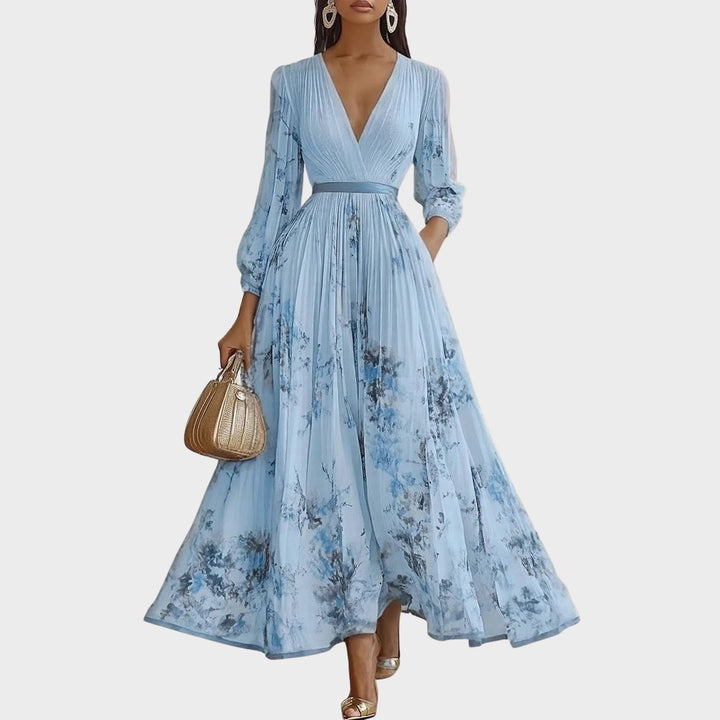 Emily™ | Elegant Pleated Maxi Dress
