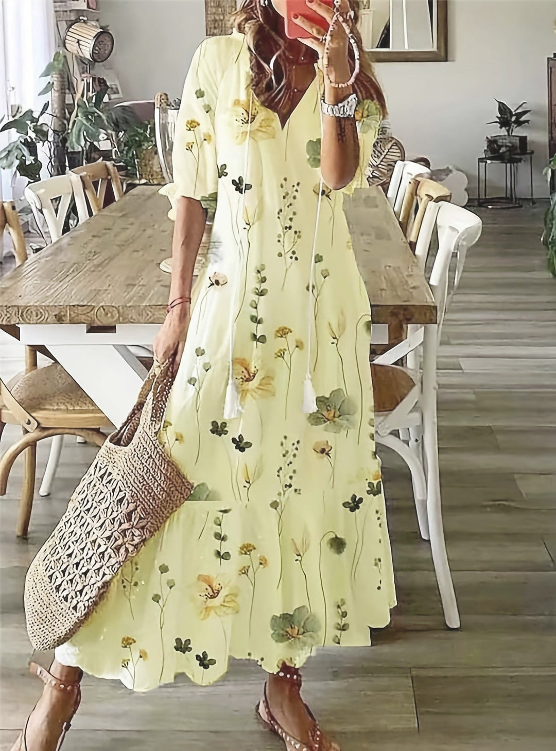 Mikah Boho Floral Dress