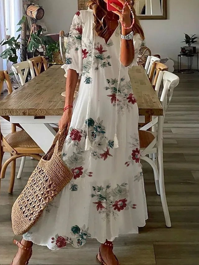 Mikah Boho Floral Dress