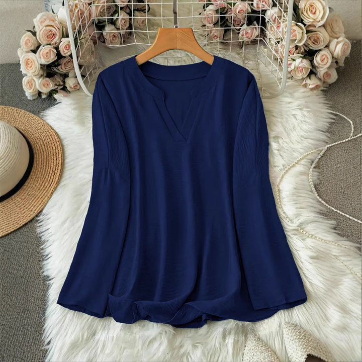 Natalie™ | Élara Linen Blouse