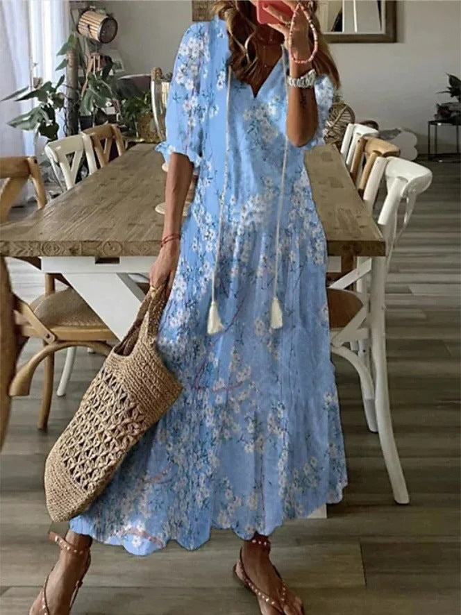 Mikah Boho Floral Dress