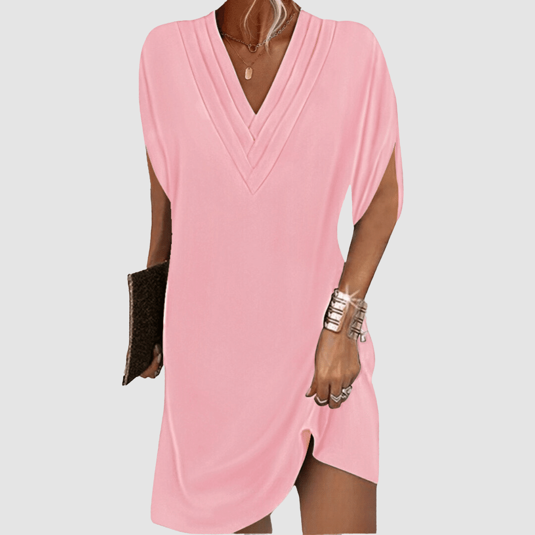 Alysa™ Elegant Half-Sleeve Dress
