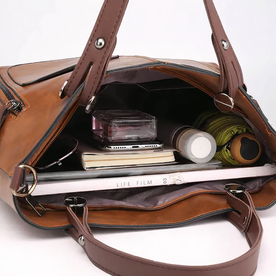 Victoria™ | Iconic Retro PU Leather Crossbody Handbag
