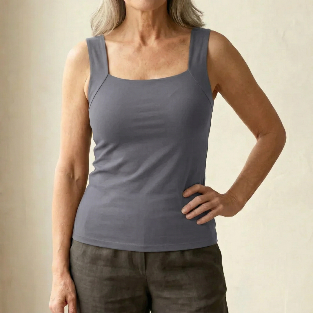 Jade™ | Built-In Comfort Bra Tank Top