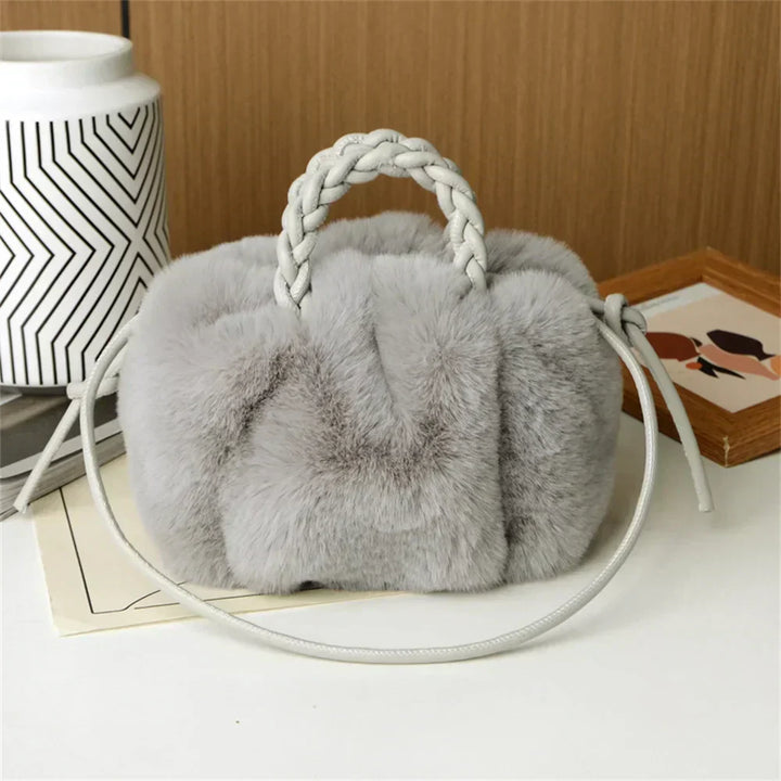 Emily™ | Plush Pumpkin Shoulder Tote